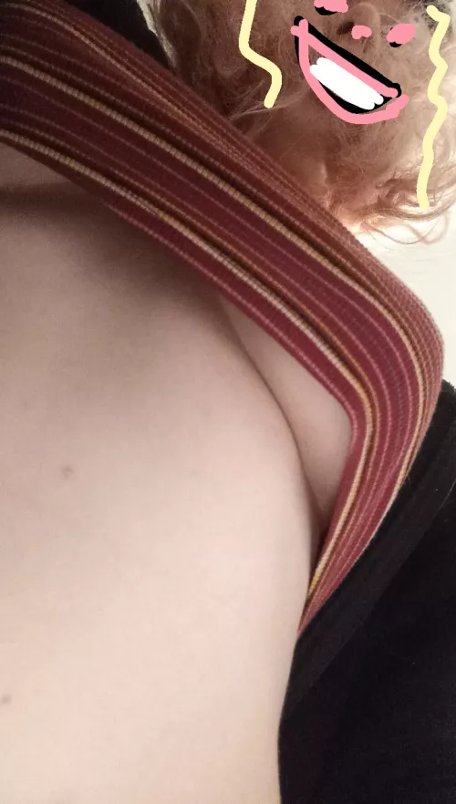 Lol so you like my drawing or my up ~ blouse better ? 