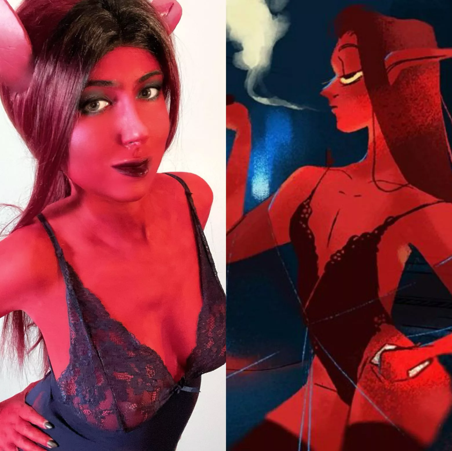 Minthe cosplay from Lore Olympus by Kessie Vao