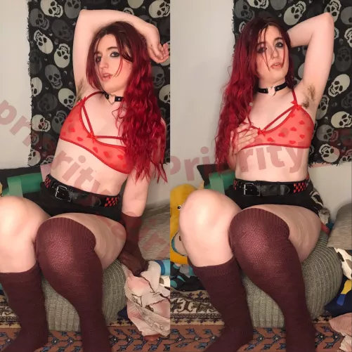 of course your new alt gf doesn’t shave…