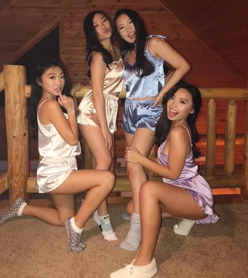 Pick a girl to fuck at the sleepover!