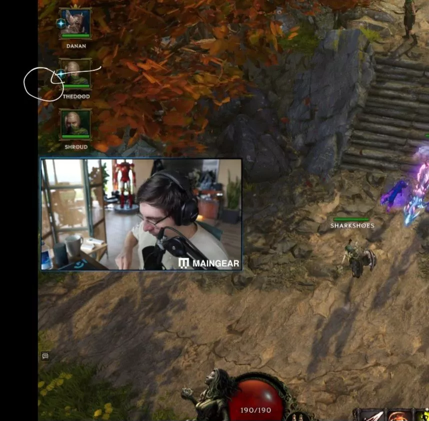 Random black dot only on Twitch app (android)