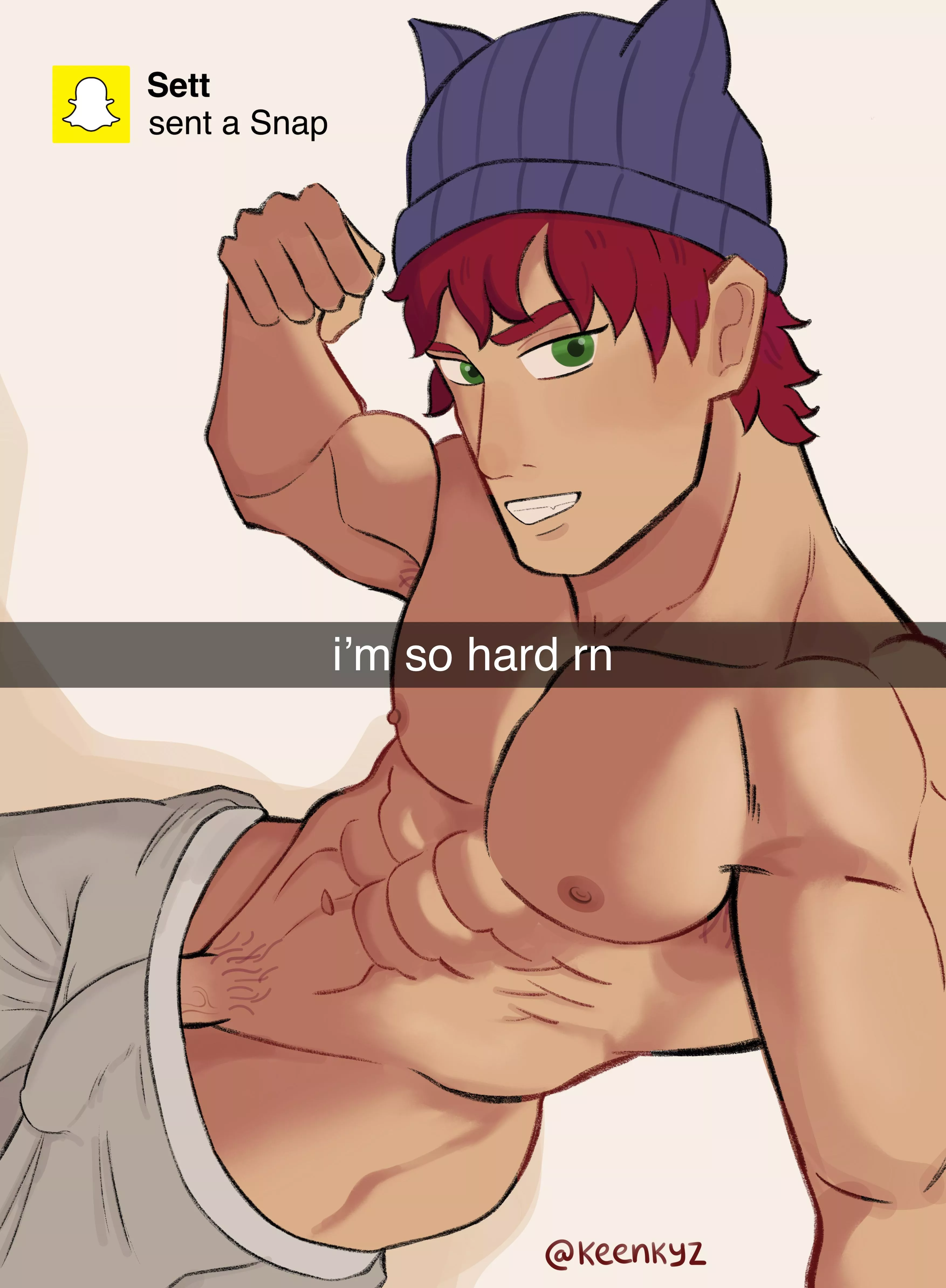 Sett sent you a snap, what you you do? (my art/@keenkyz)
