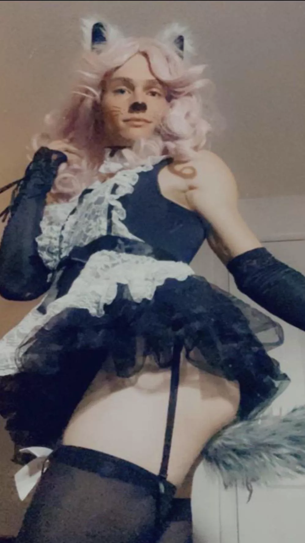 The only way a “guy” should wear cat ears