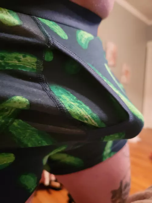 There's a pickle under there 