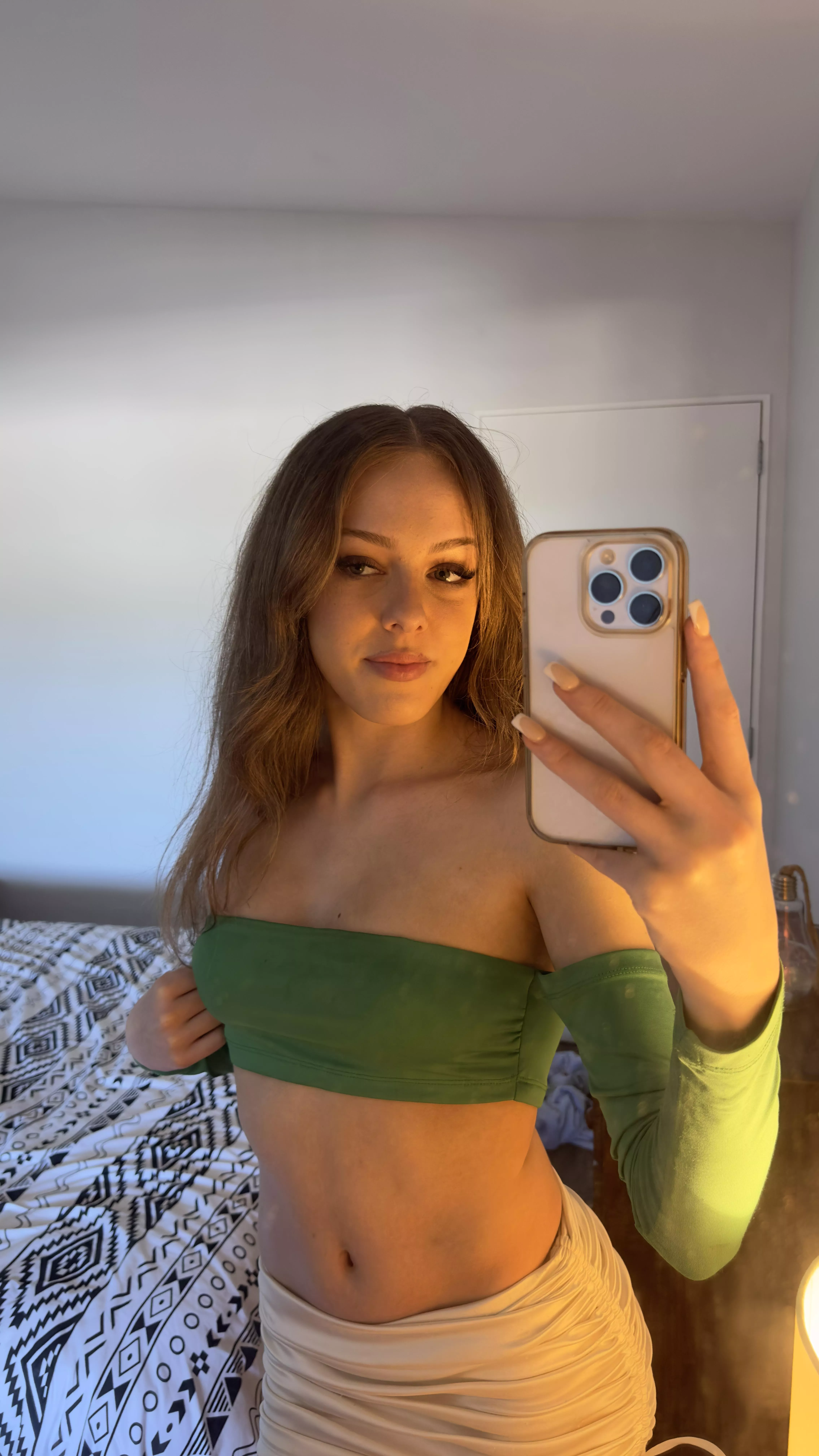 This skirt barely fits