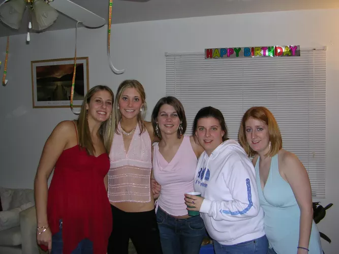 Throwback college girls from the 2000s