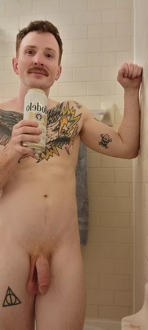 Wanna soak up the hot water with me? 