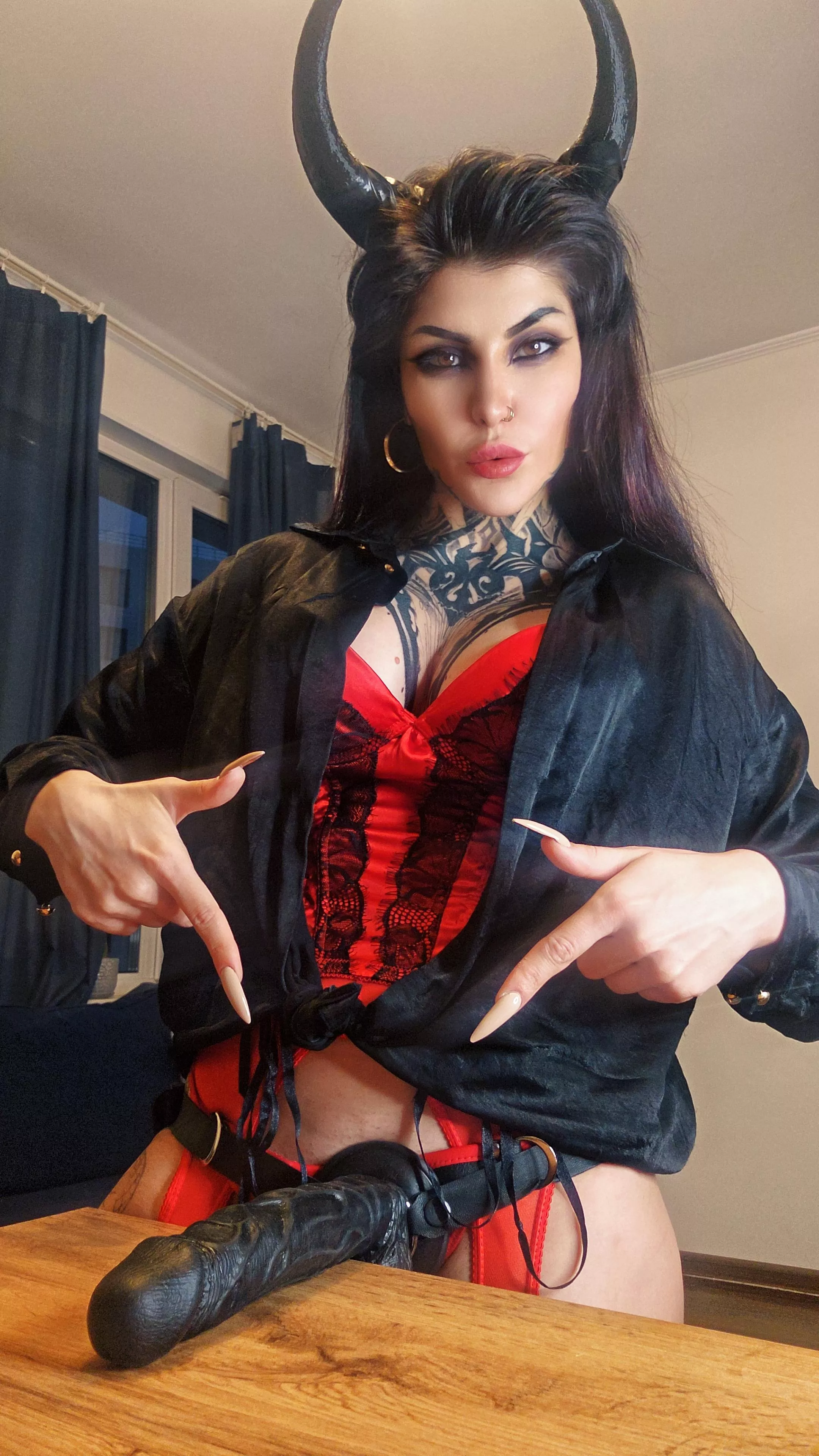 Will you seal a contract with me by sucking my monster cock?