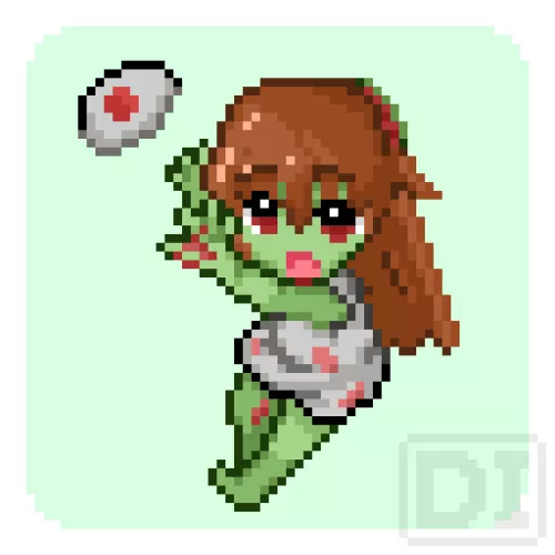 Zombie nurse | art by Darkinjection