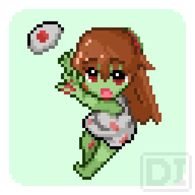 Zombie nurse | art by Darkinjection