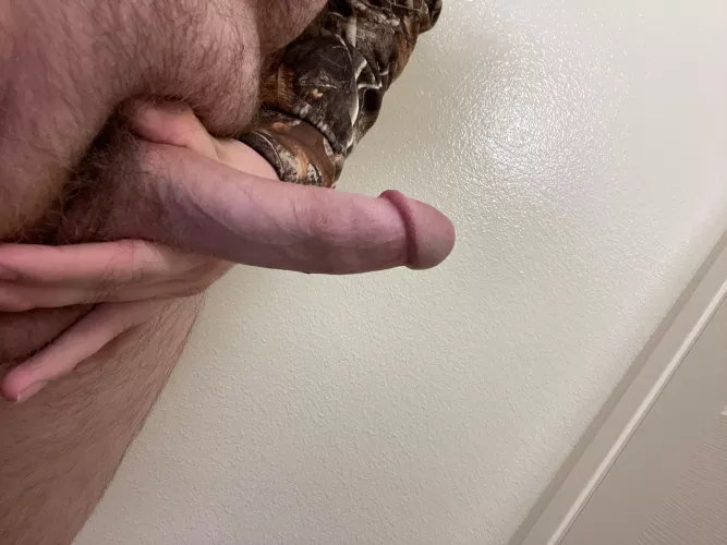 [24] finally made it home and still hard as a rock