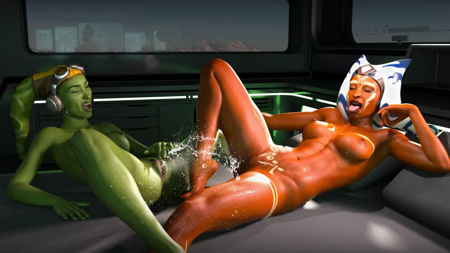 Ahsoka & Hera spending time together (DrinkerofSkies) 