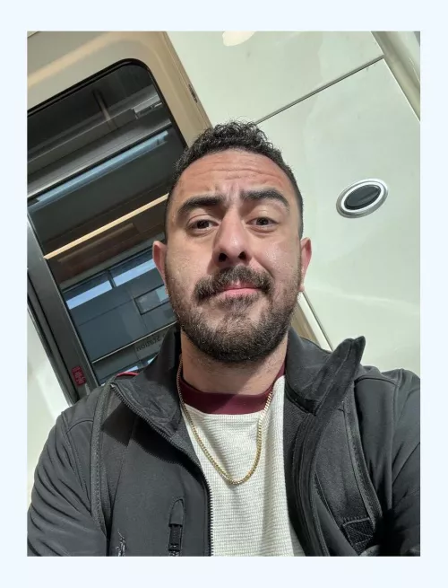 At the airport. Going to see a guy for a date across the country. Am I crazy or just a romantic?