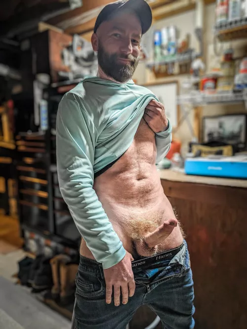 boner break in the workshop 