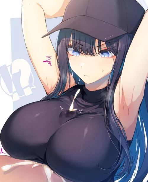 Came so hard it went through her shirt