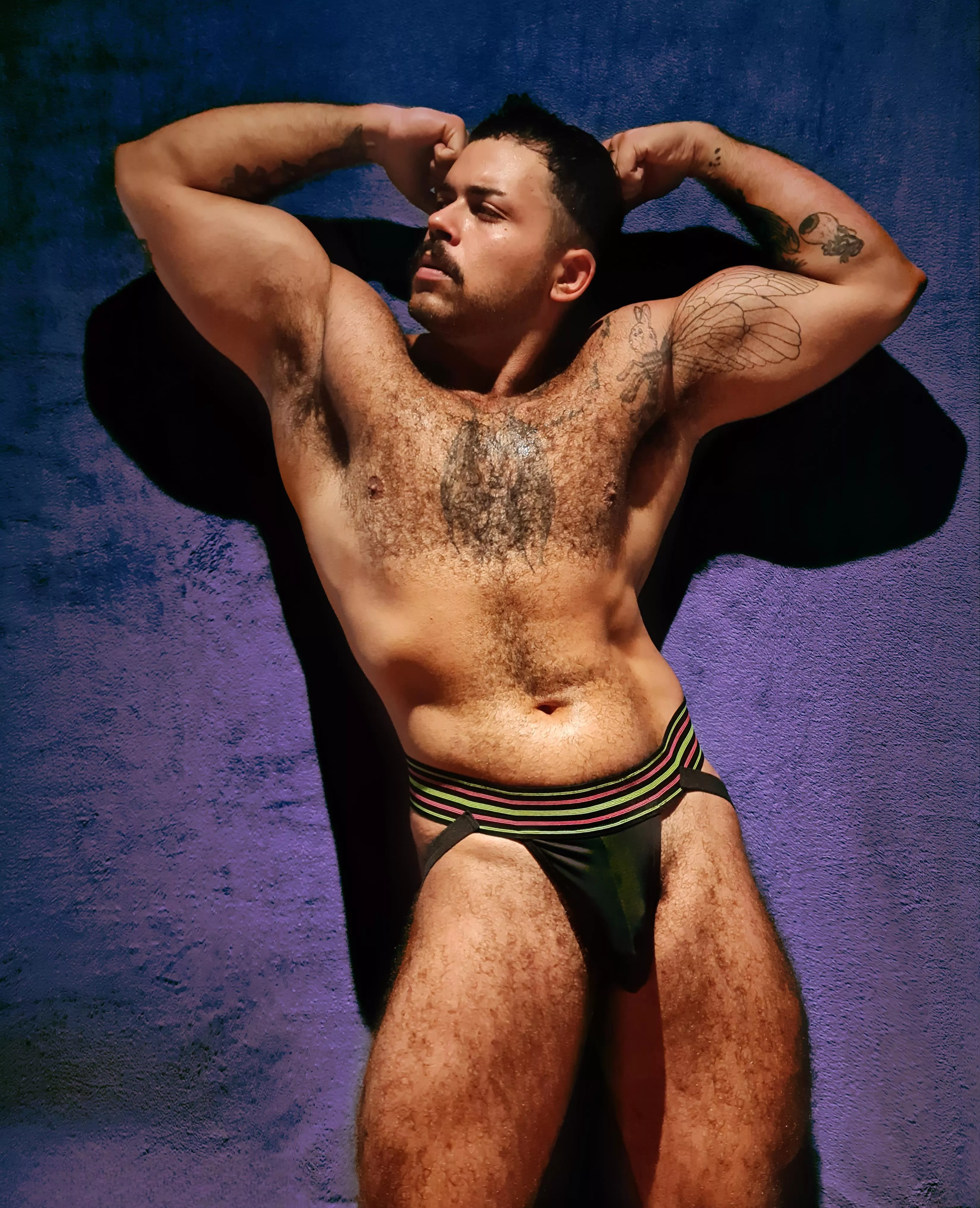 Can you believe I made this jockstrap from scratch? 