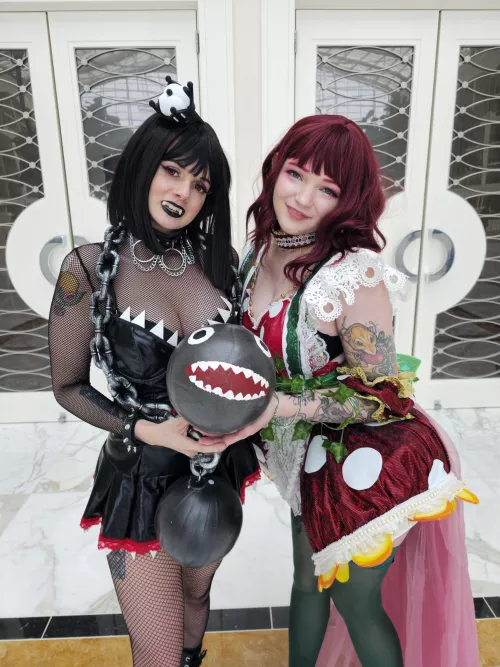 Chain chomp and piranha  plant by elizawitchcosplay and Elle.chu