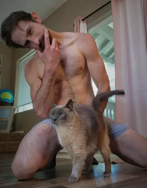 Ditzy protecting my chastity & virtue. 😅