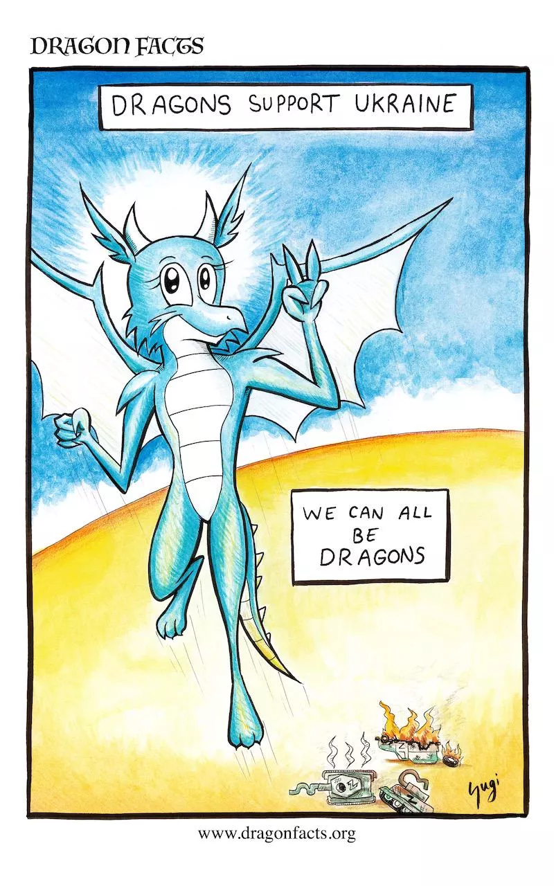 Dragon Facts #8 - Dragons Support Ukraine