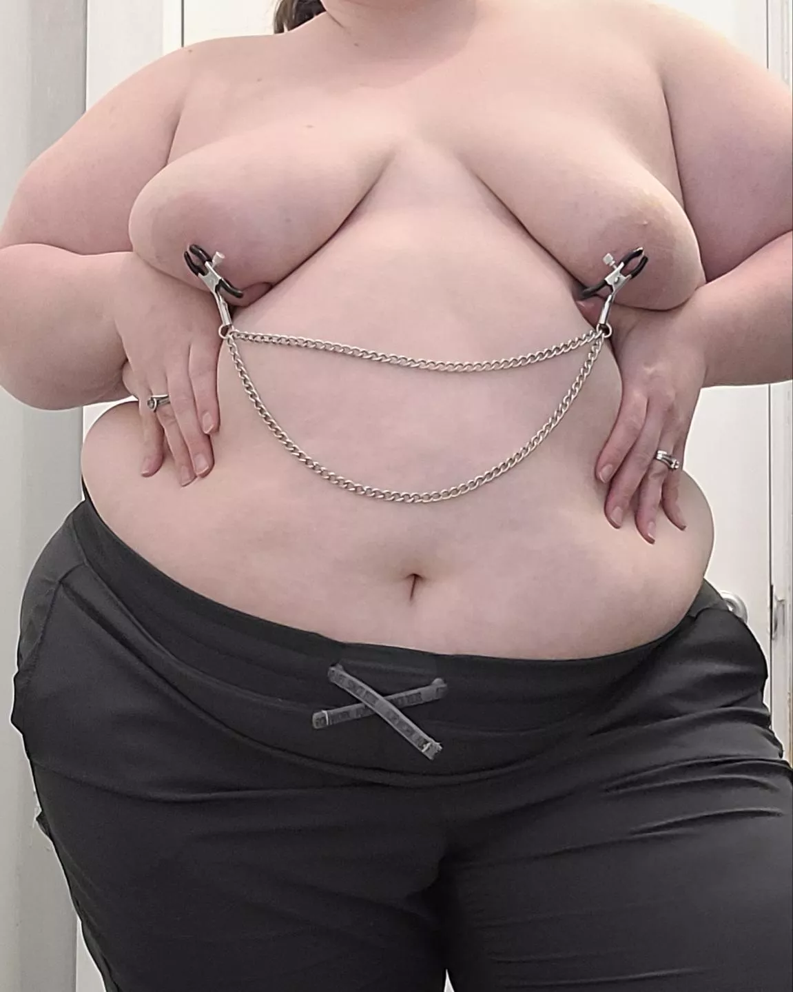 Giving them a clamp and tug before work