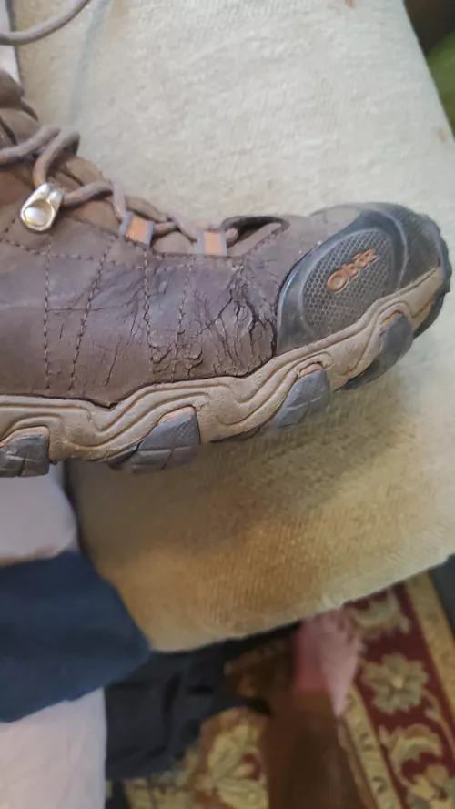 Hiking boots starting to crack.  What can I do?
