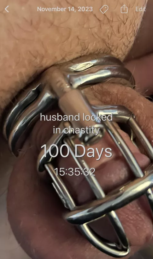 Hubbys been locked up for 100 days! How should we celebrate?