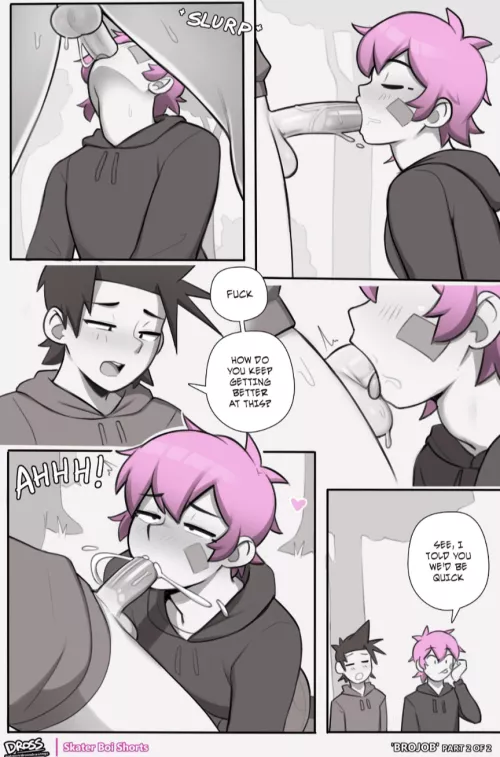 I keep saying he's not my boyfriend, he keeps saying if I can last one afternoon without him sucking me off he'll agree