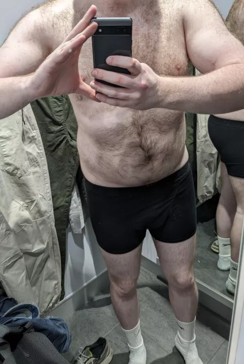 I was small/skinny up till around 19. I like myself better like this. Older, hairer, a real man at 32.