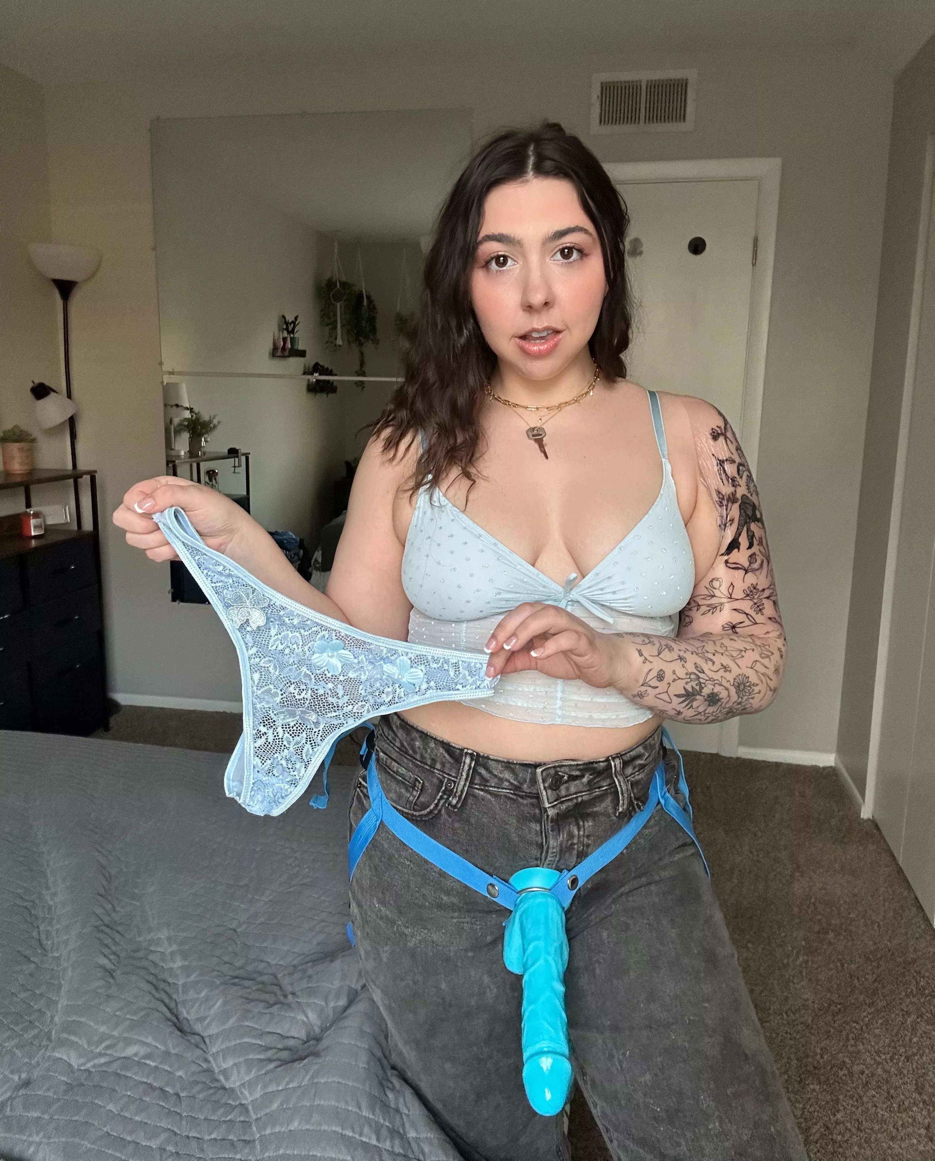 If you really wanted to be my sub, you'd beg for me to feminize you.