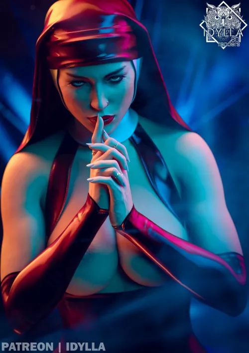 Lara Croft as a Nun (Idylla)