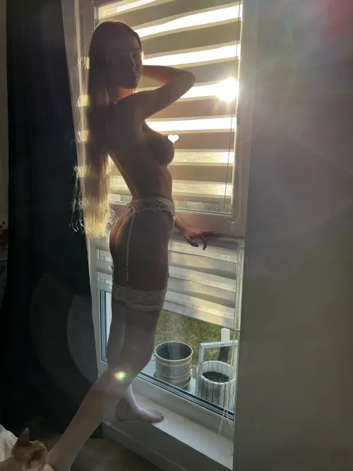 lil butt, narrow waist, perky boobs :)