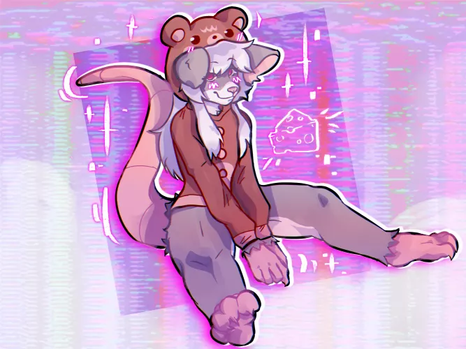 Mouse in a bear costume :3 (Moswyn)