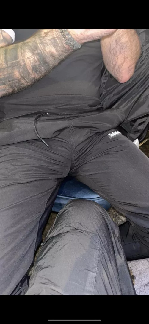 My husbands buldge who wants to see it 