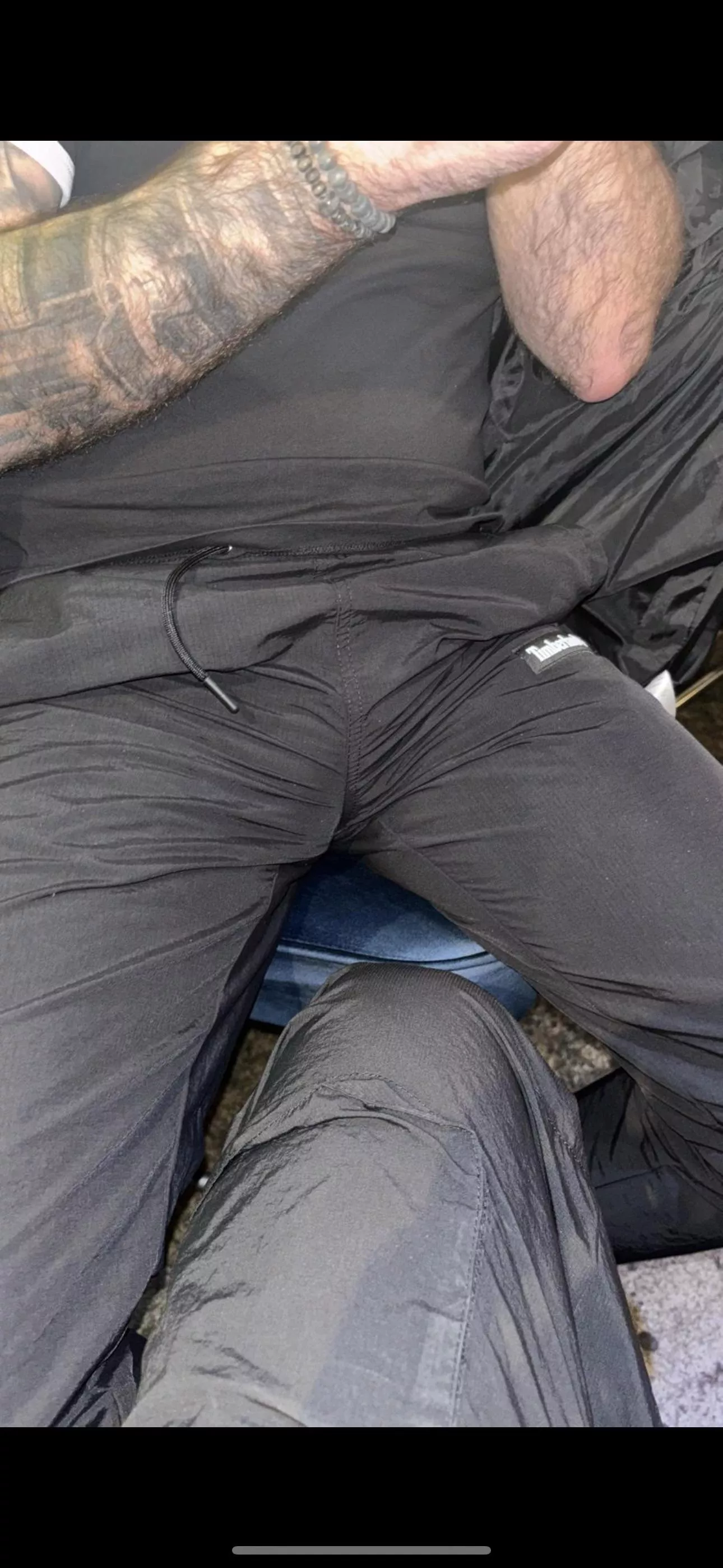 My husbands buldge who wants to see it 