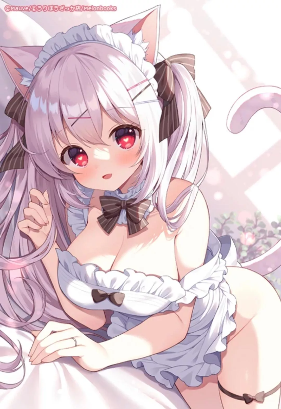 Naked apron catgirl