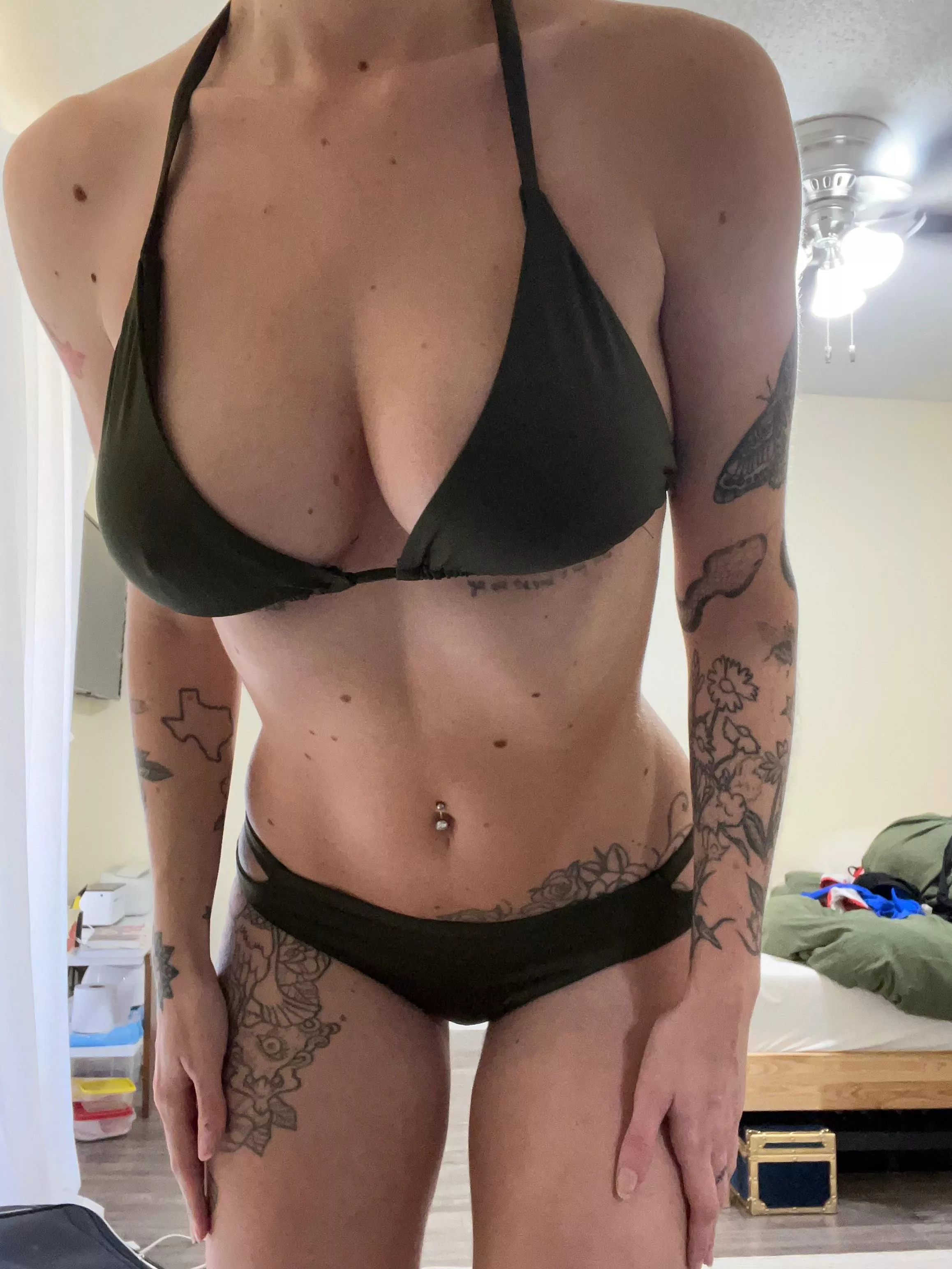 patiently waiting for warm weather so I can wear my new bikini 