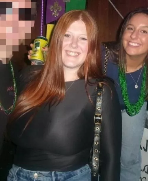 Redhead in Black Top