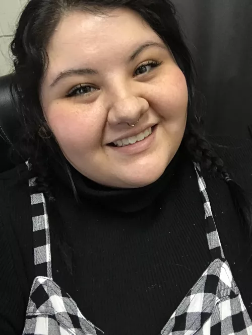 Rocking the braided pigtails (will work for a lint roller lol)