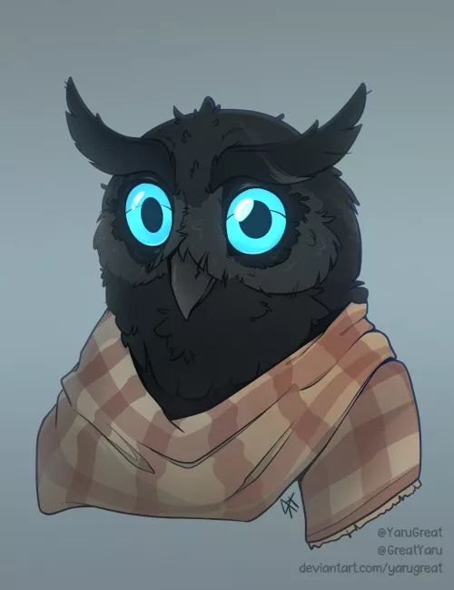 Sabik the owlin portrait [art by me]