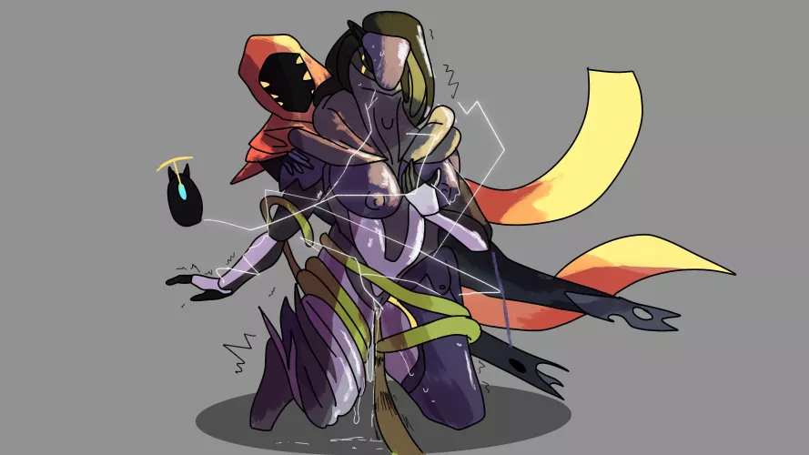 Saryn x wisp bdsm (warframe) by @proledevil