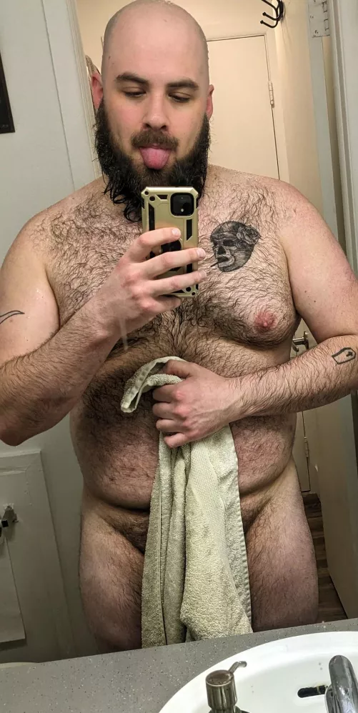 Should I get dressed after my shower?