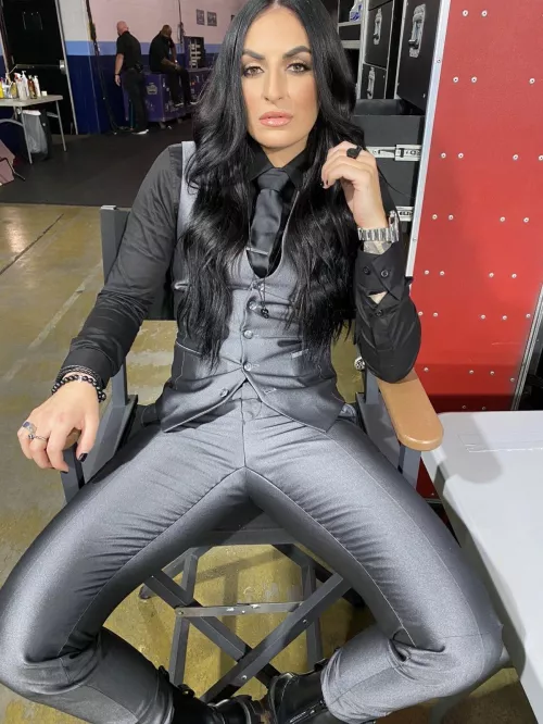 Sonya Deville as WWE official