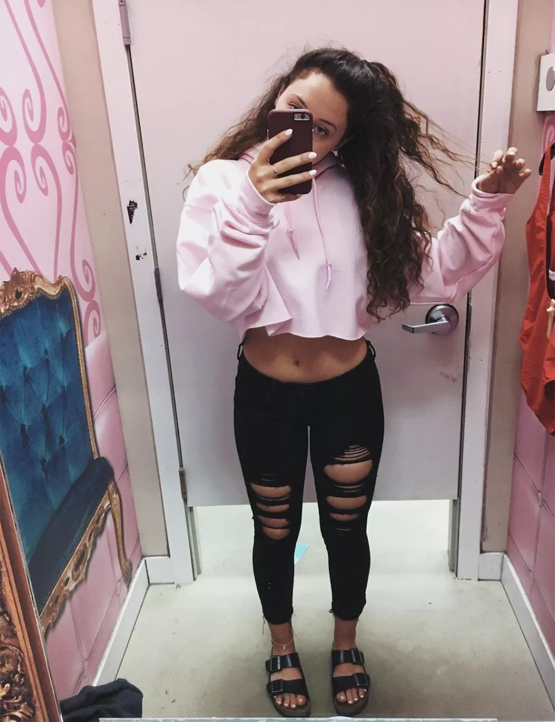Sweatshirt croptop in wintah