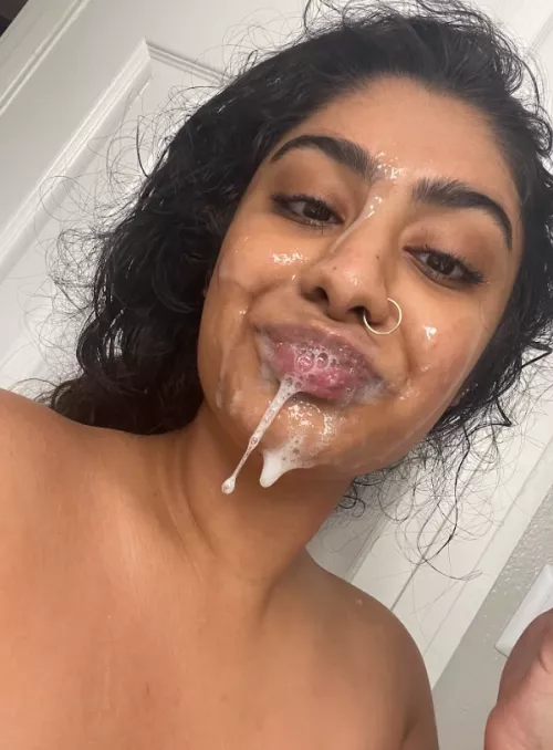 When you cum on my face, my pussy gets wet