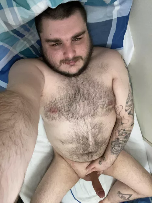 Who would like to have a fun time with this big hairy guy?