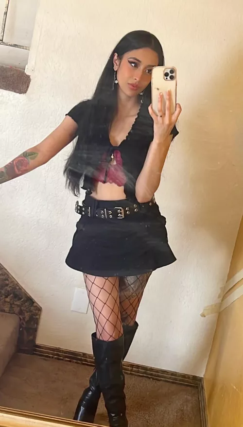 Worshipping my boots is as close as I’ll let you get, loser. Now kiss them.