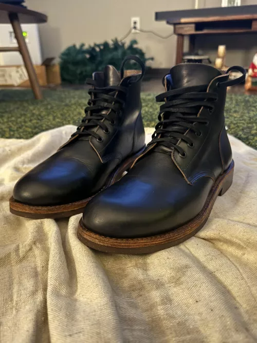 2nd time ever shining boots. How did I do?