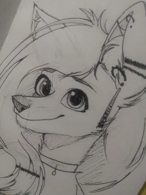 A quick doodle before going to bed ^^ (art by me)