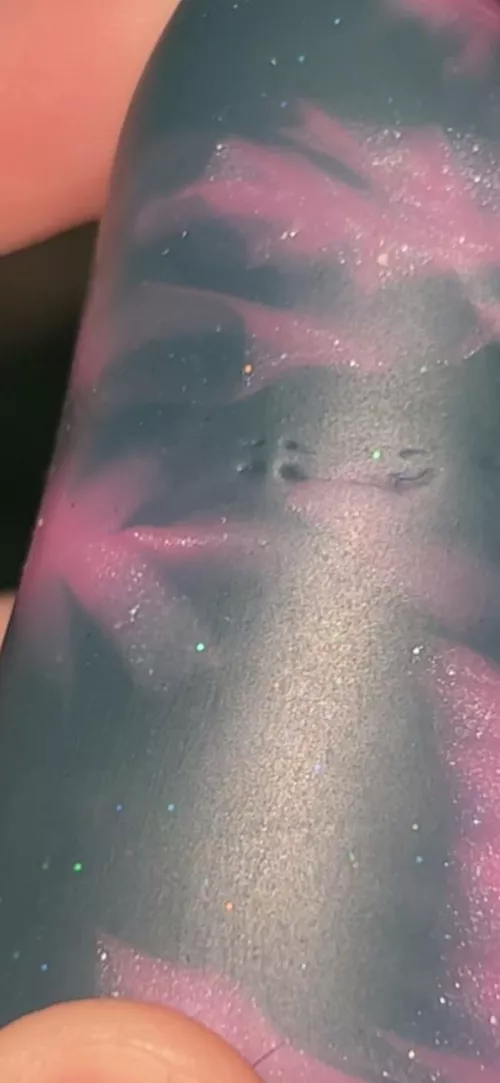 accidentally bit my toy