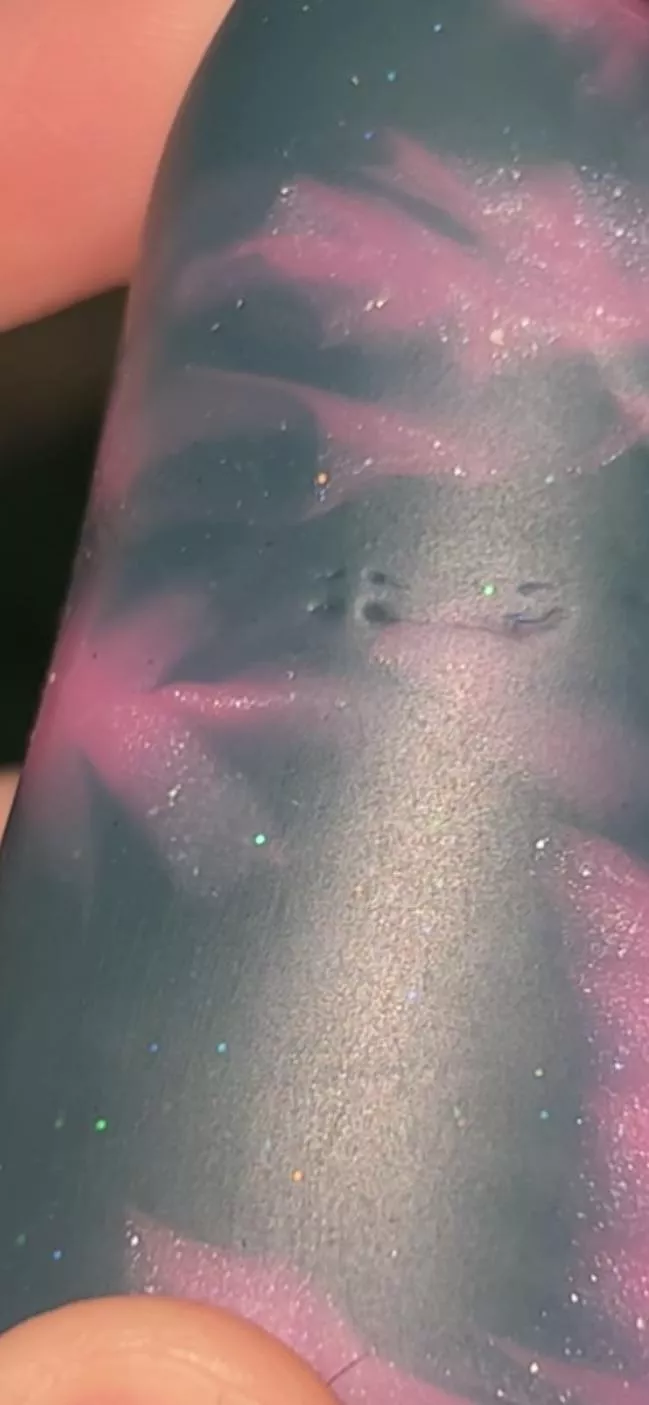 accidentally bit my toy